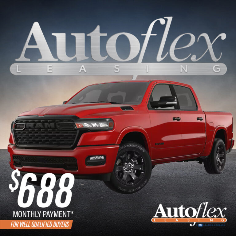 2025 Ram 1500 Crew Cab Lonestar Night Edition Autoflex Leasing